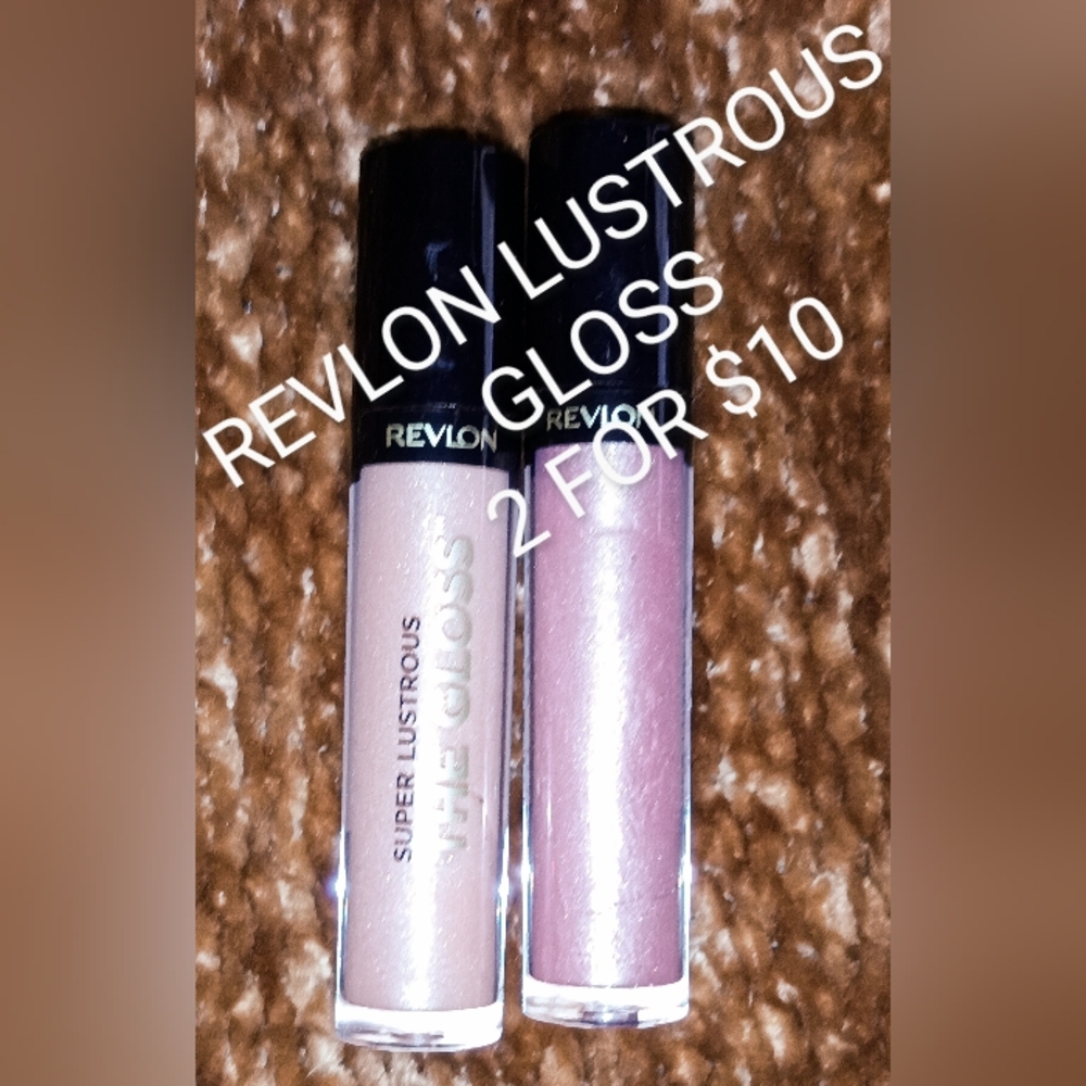 Revlon Super Lustrous Lip Gloss Set - Pink and Nude